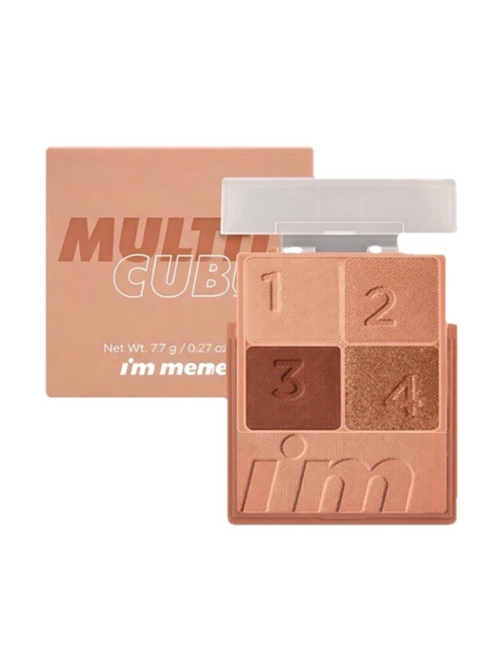 IM MEME Multi Cube Eye Shadow Palette Baked Ginger Brown Nude Korean Makeup New